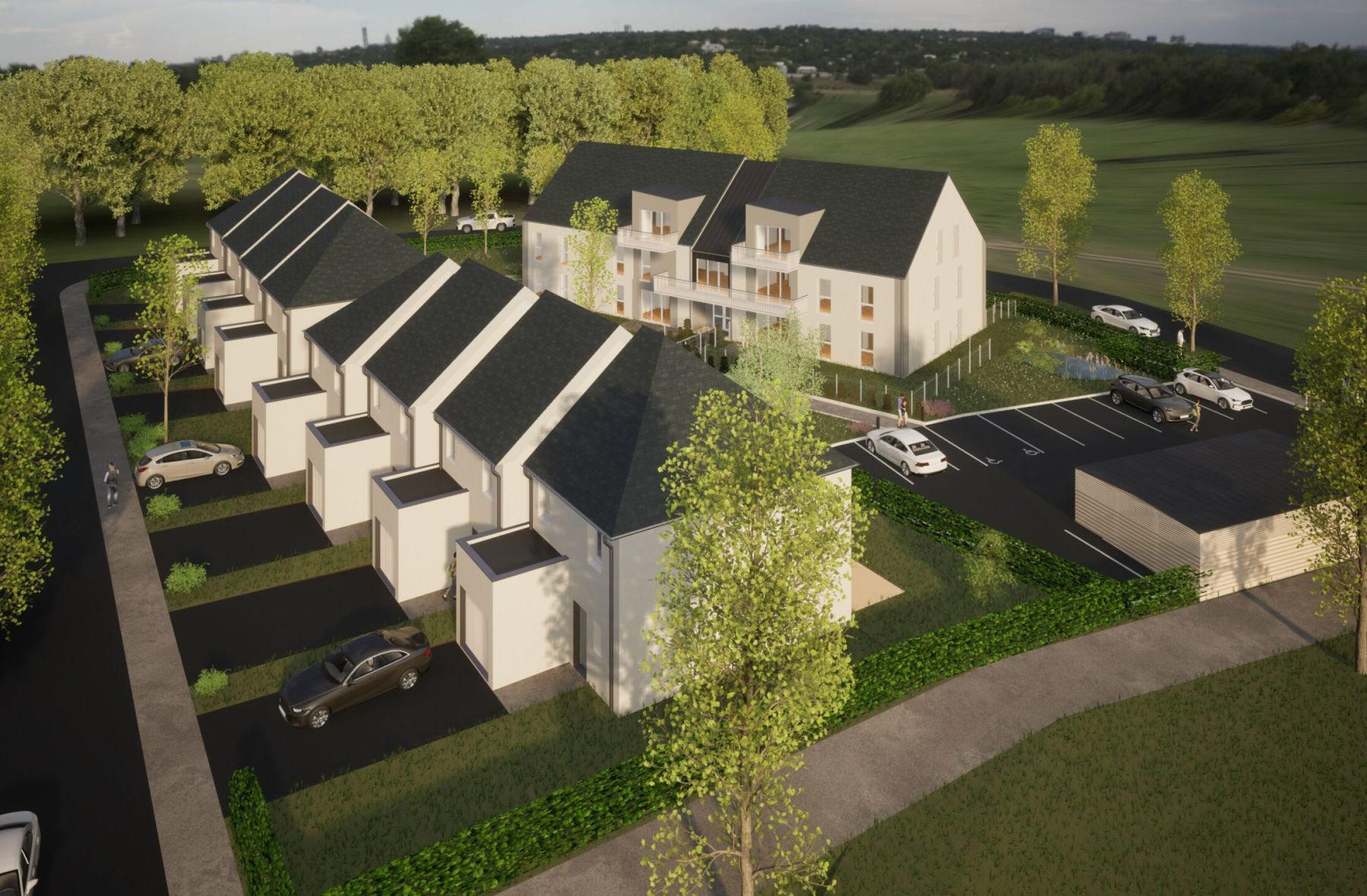 image adn 1 : Construction de 22 logements – Ouistreham (Le Planitre)