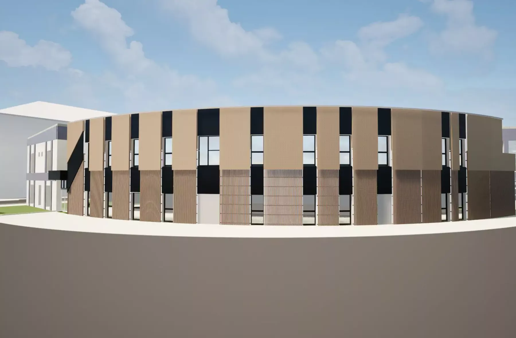 image adn 1 : Extension (surélévation) du Pôle de Santé Libérale Ambulatoire de Vire